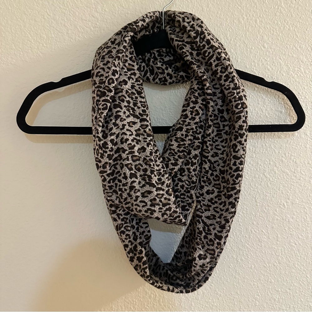 Leopard Print Infinity Scarf